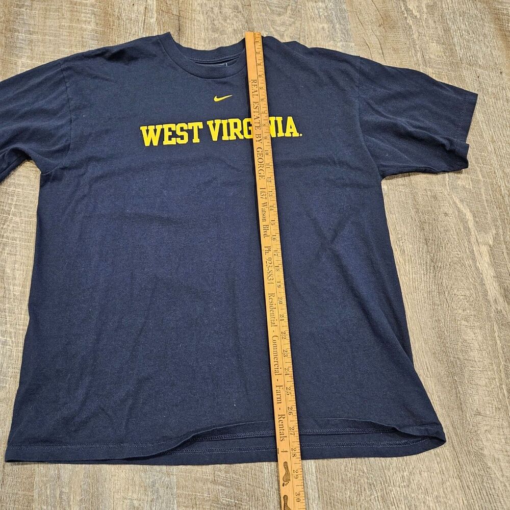 Nike Team Men's West Virginia Moutaineers Blue Short Sleeve T-Shirt Size Large - Picture 6 of 7